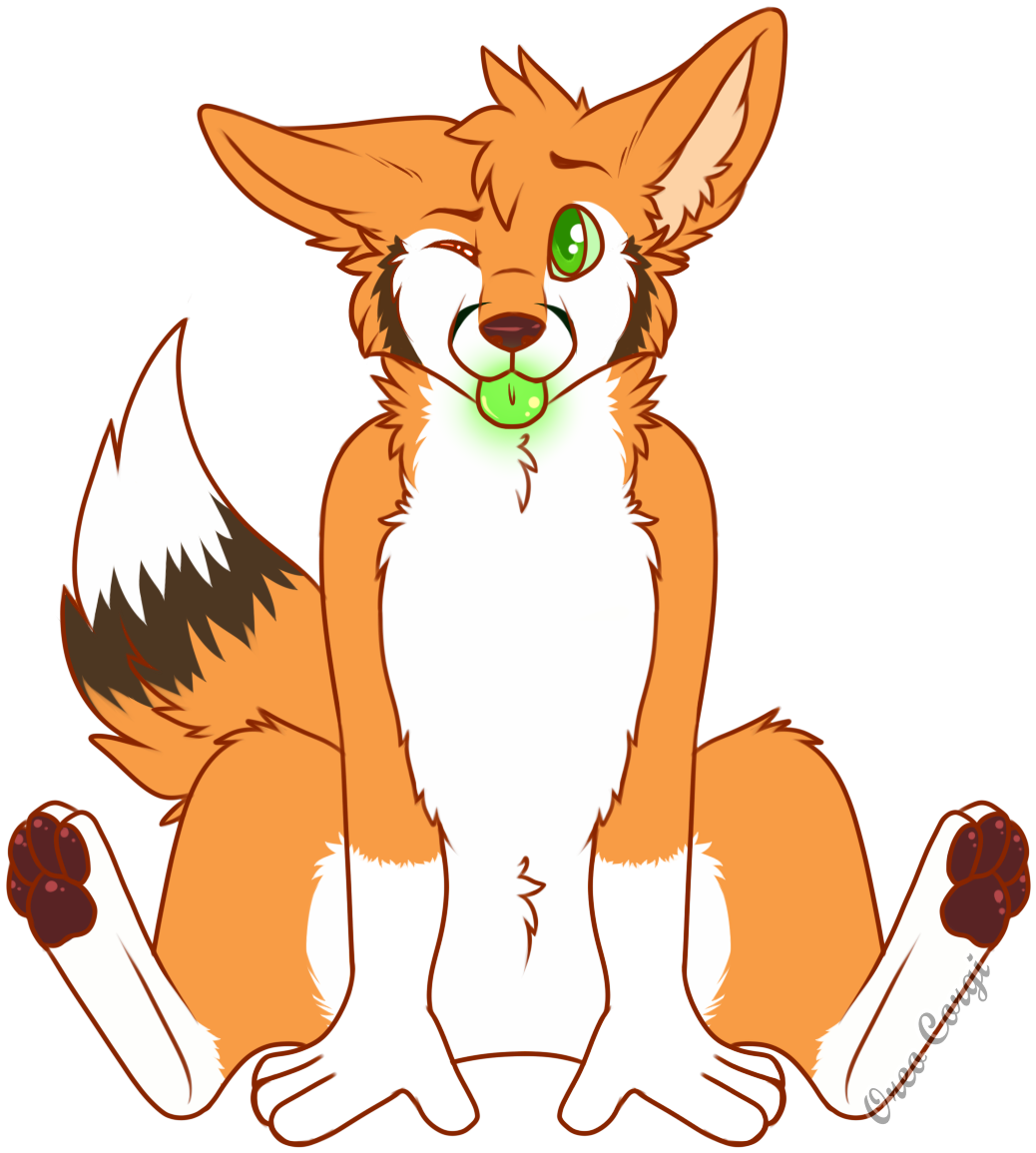 What A Cutie~ By Oreocorgi Clipart (1280x1280), Png Download