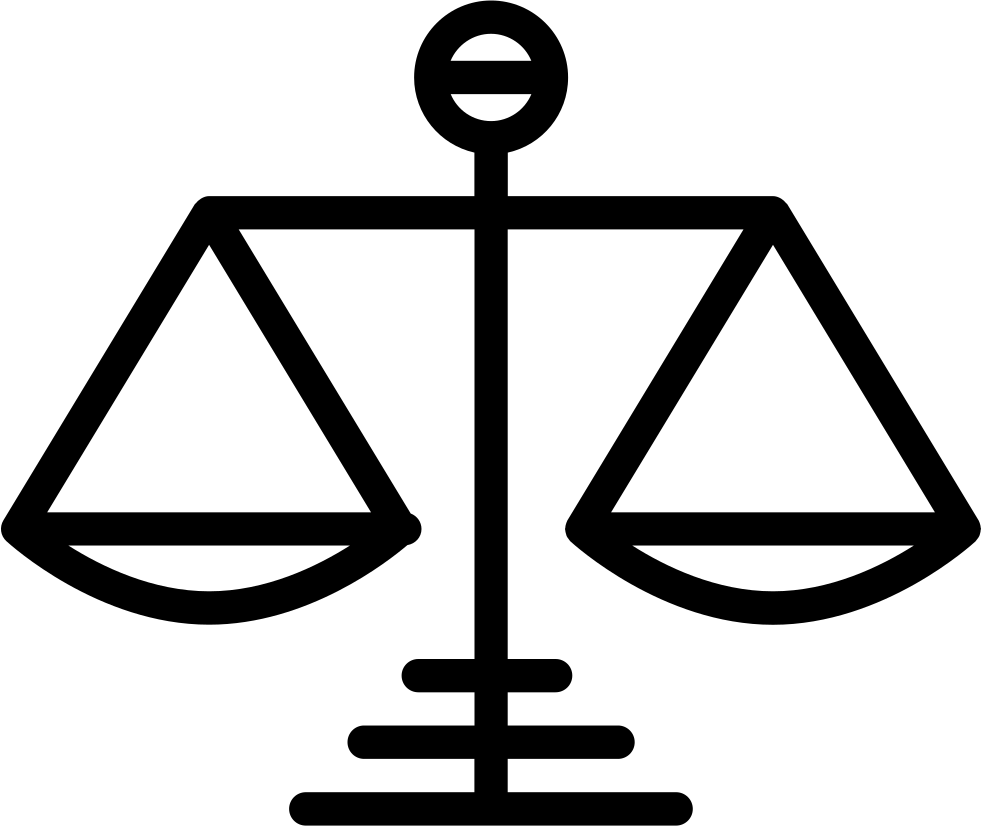 Scale Symbol Of Justice Comments Clipart (981x826), Png Download