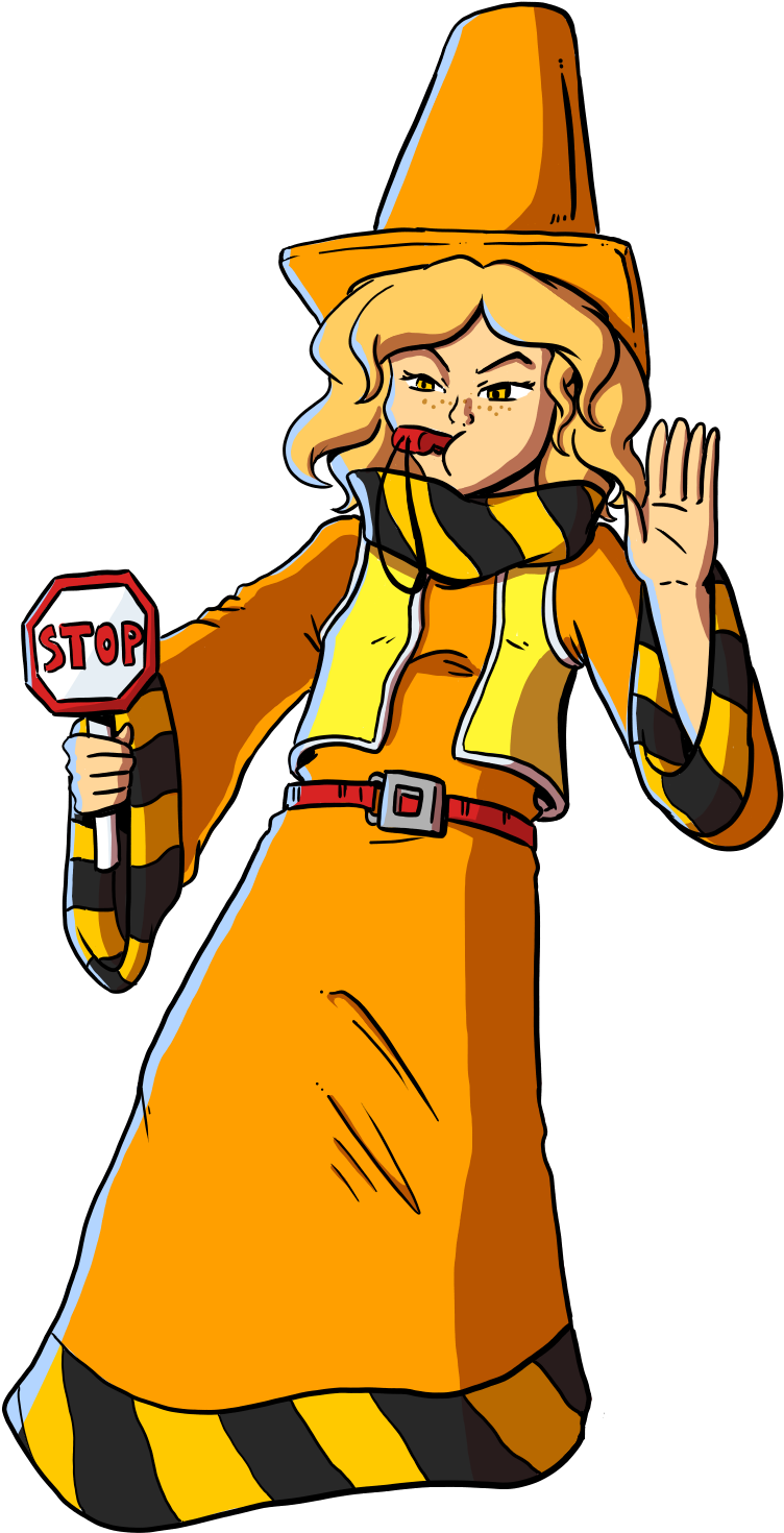 Safety Witch Clipart (951x1550), Png Download