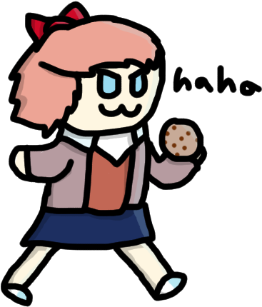 Oc Fanartsayori Is Coming To Steal Your Cookies Clipart (925x925), Png Download