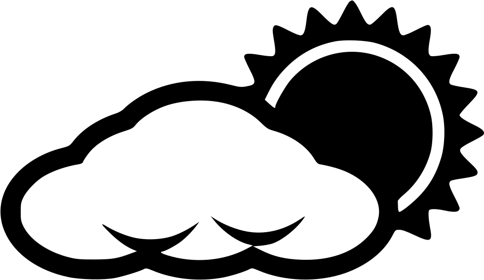 Partly Cloudy Comments Clipart (981x568), Png Download
