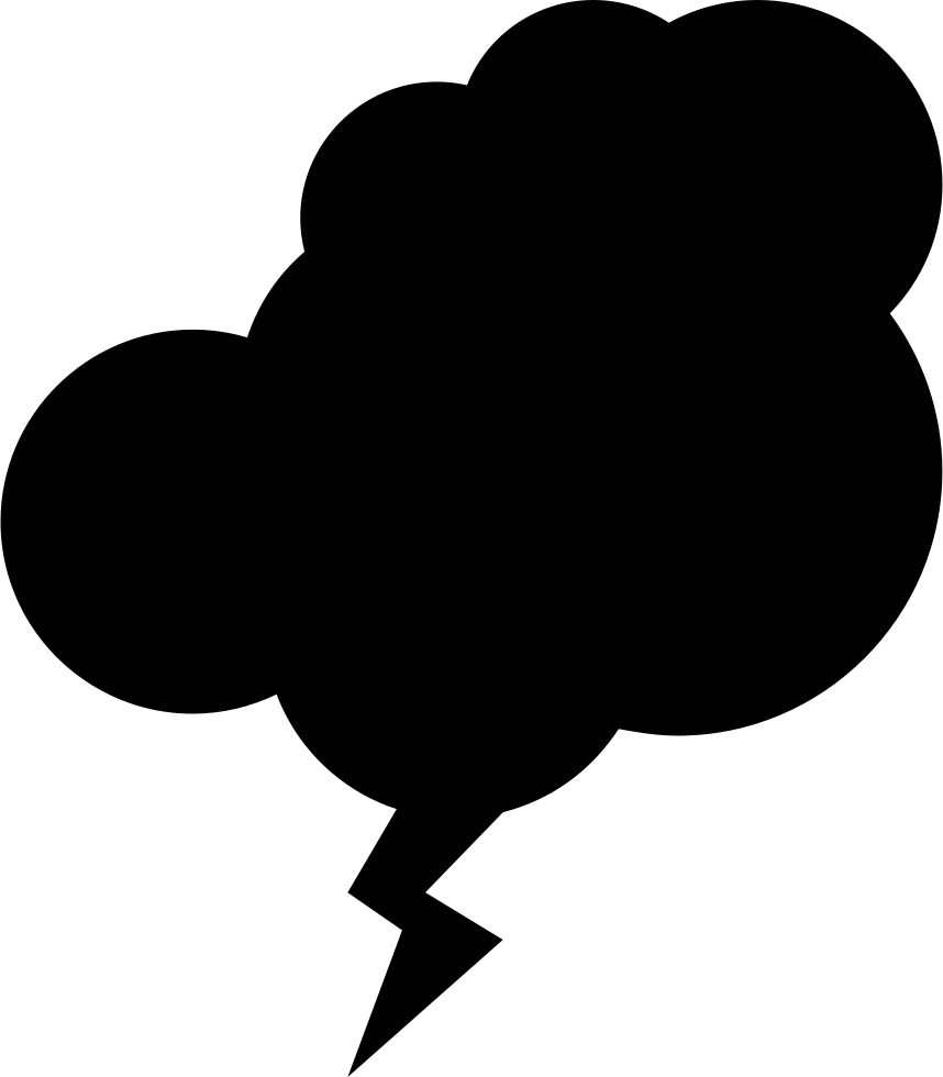 Clouds Storm Comments Clipart (858x980), Png Download