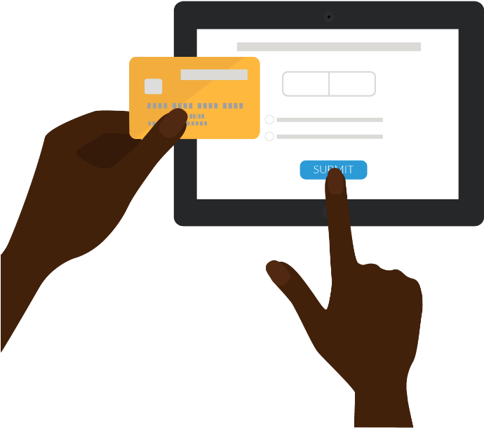 Collect Credit Card Payments Directly Through Procentive Clipart (700x613), Png Download