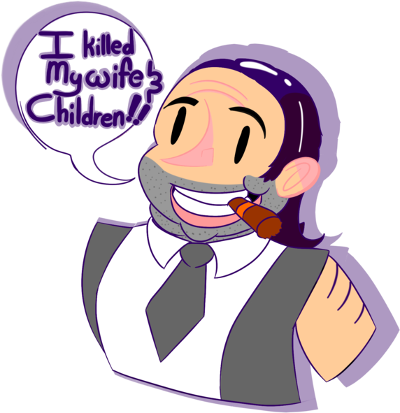 I Killed My Wife And Children By Angryfather Clipart (572x591), Png Download