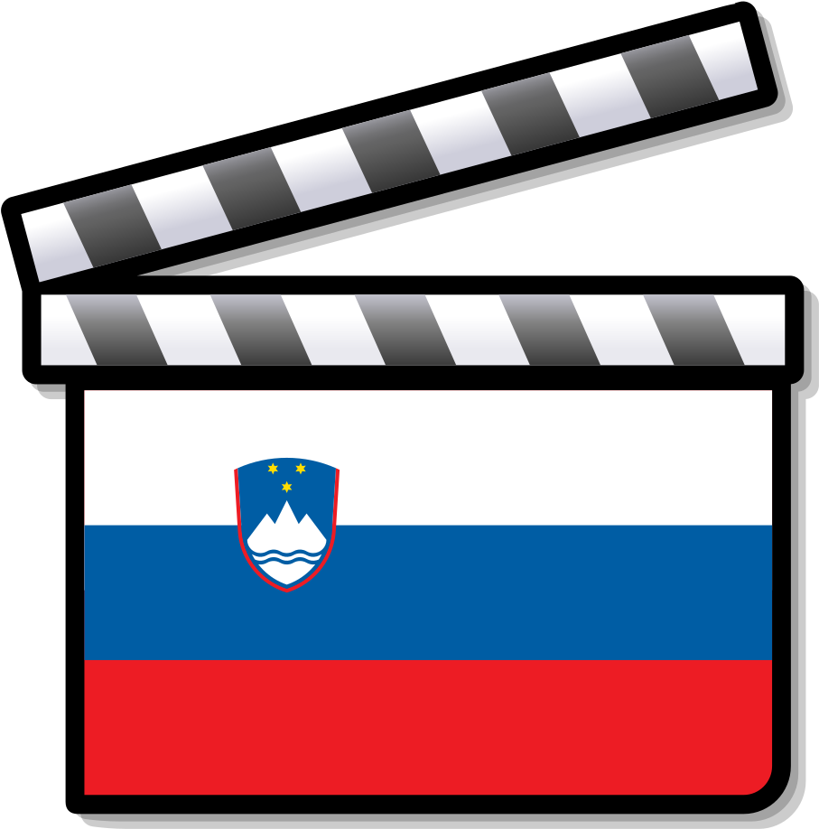 Slovenia Film Clapperboard Clipart (1024x1024), Png Download