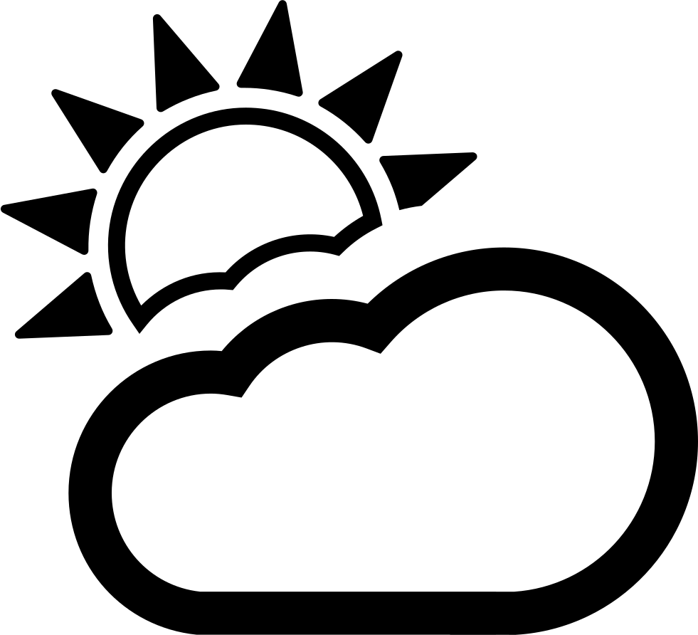 Partly Cloudy Comments Clipart (981x892), Png Download