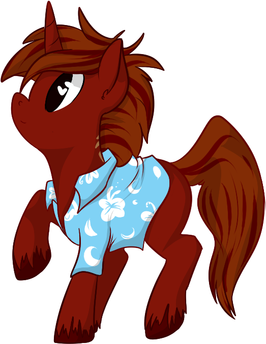 Siinew, Clothes, Hawaiian Shirt, Heart Eyes, Oc, Oc Clipart (800x844), Png Download