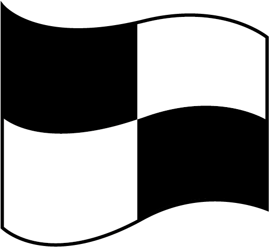 Black & White Chequered Flag Clipart (842x596), Png Download