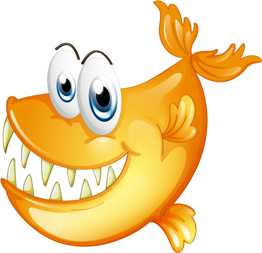 Piranha Clipart Tooth - Png Download (1600x1600), Png Download