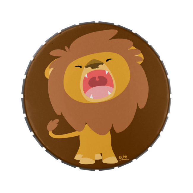 Cute Roaring Lion Clipart - Png Download (650x650), Png Download