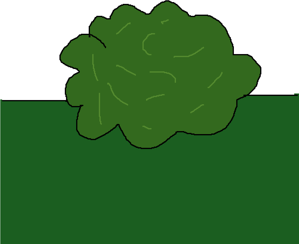 Bush For The Bushiest Bushes Clipart (1000x1000), Png Download