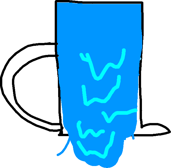 Water Jug - Pouring Jug Clipart (600x590), Png Download