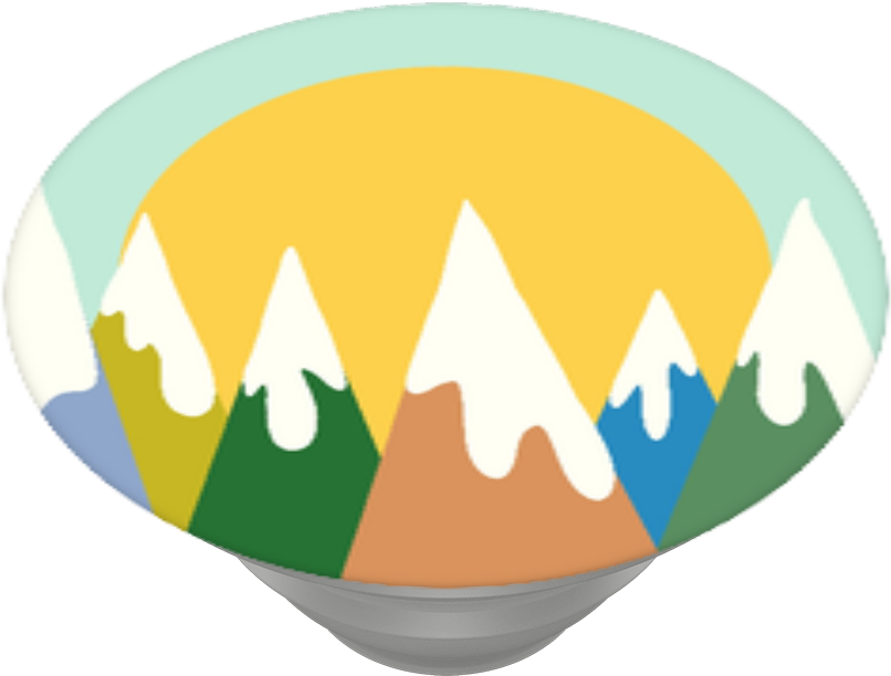 Snowy Trees, Popsockets Clipart (989x1000), Png Download