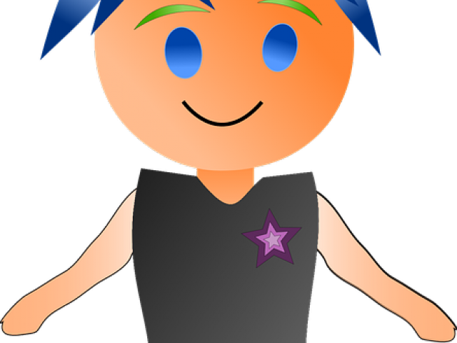Anime Clipart Punk Boy - Png Download (640x480), Png Download