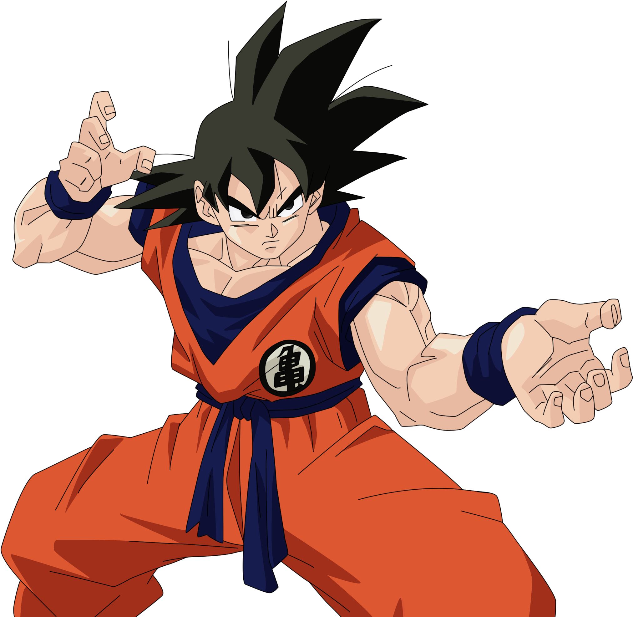 Goku Clipart Transparent Background - Png Download (2308x2000), Png Download