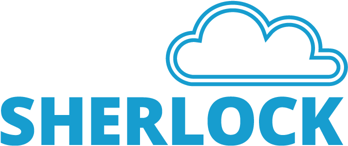 Sherlock Logo Web Blue Clipart (800x480), Png Download