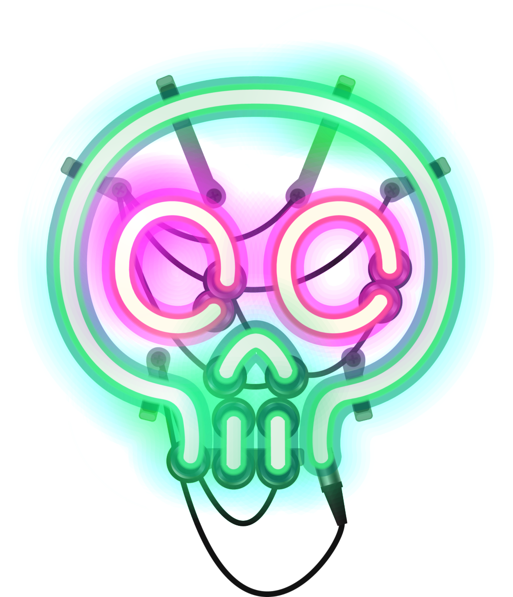 Green Light Pipe Skeleton Watercolor Hand Painted Transparent Clipart (1024x1191), Png Download