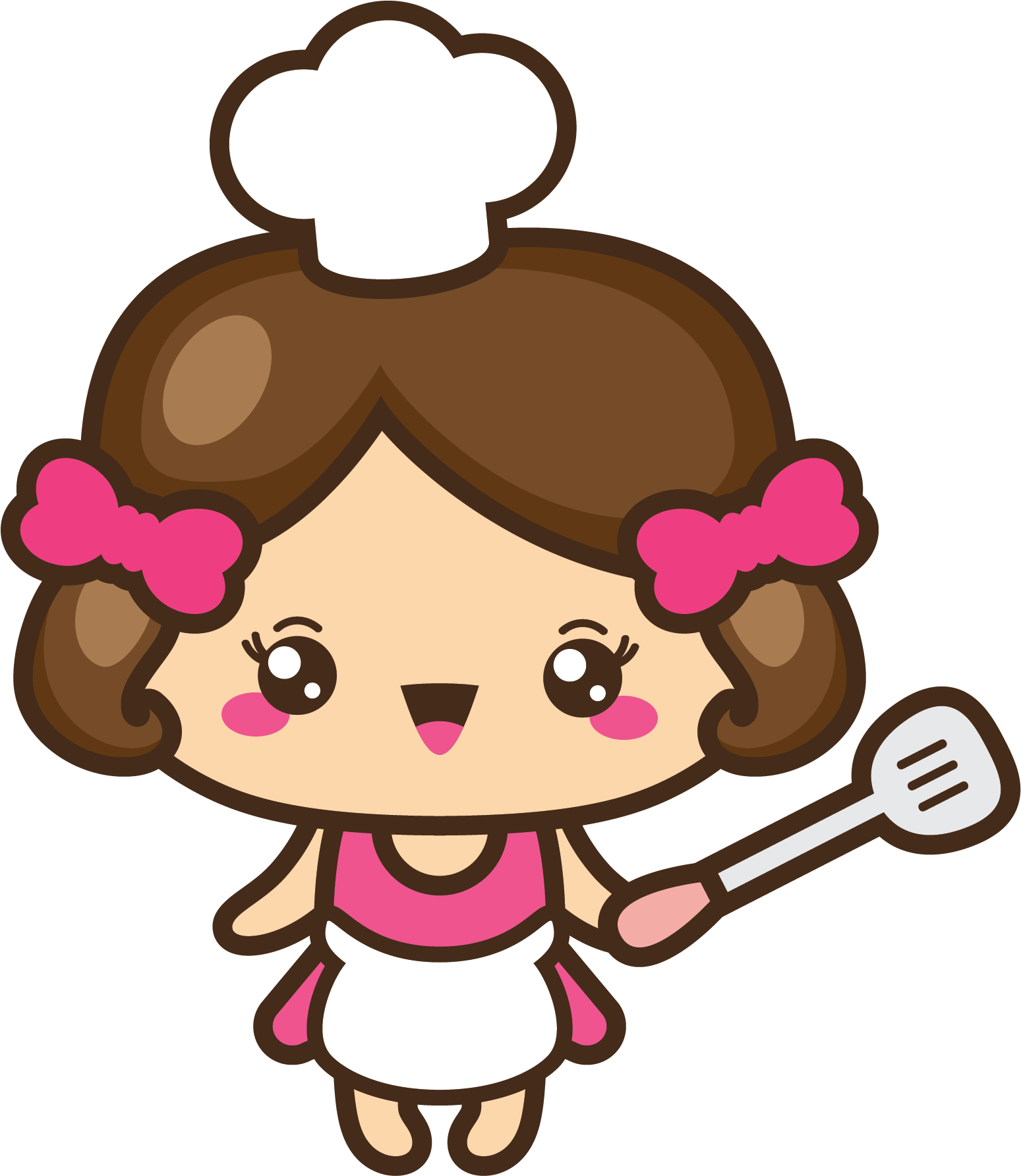 Bbq Girl Clipart (1579x1816), Png Download