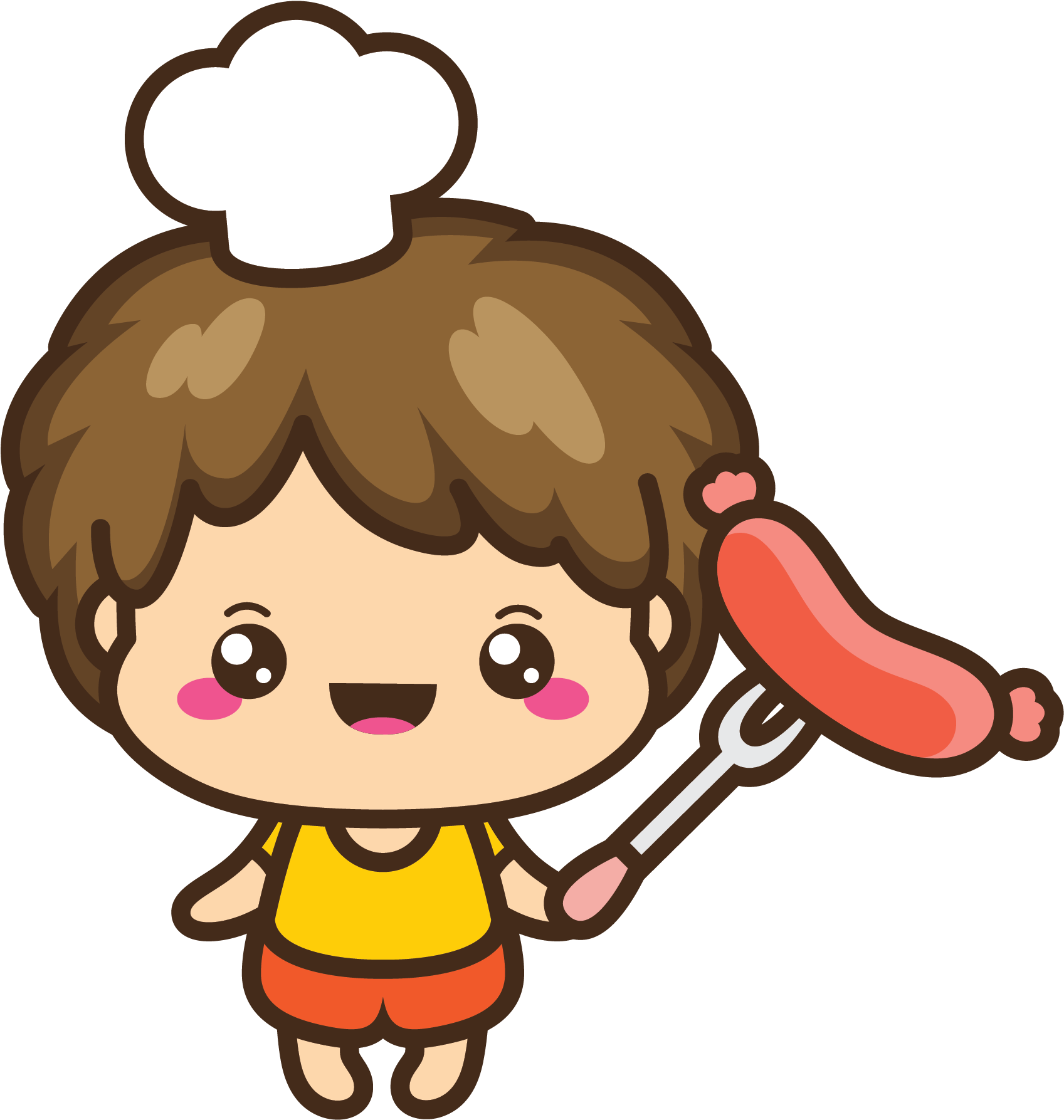Bbq Boy Clipart (1754x1816), Png Download