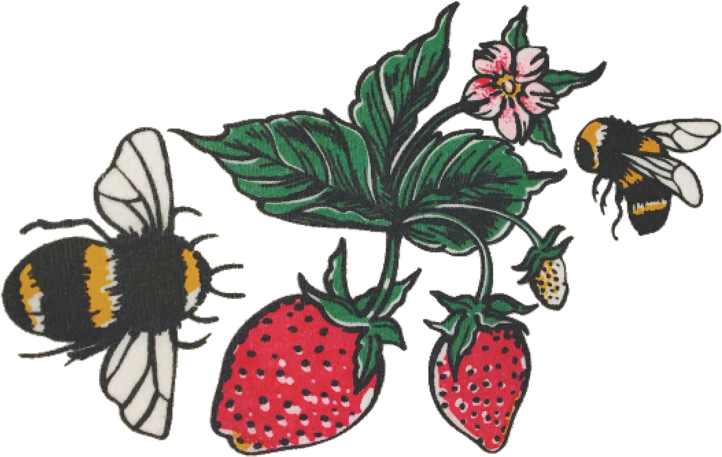 Bees Sticker Clipart (1130x1131), Png Download