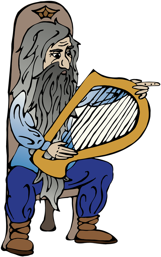 Thorin Dwarf Harp Clipart (1280x1220), Png Download