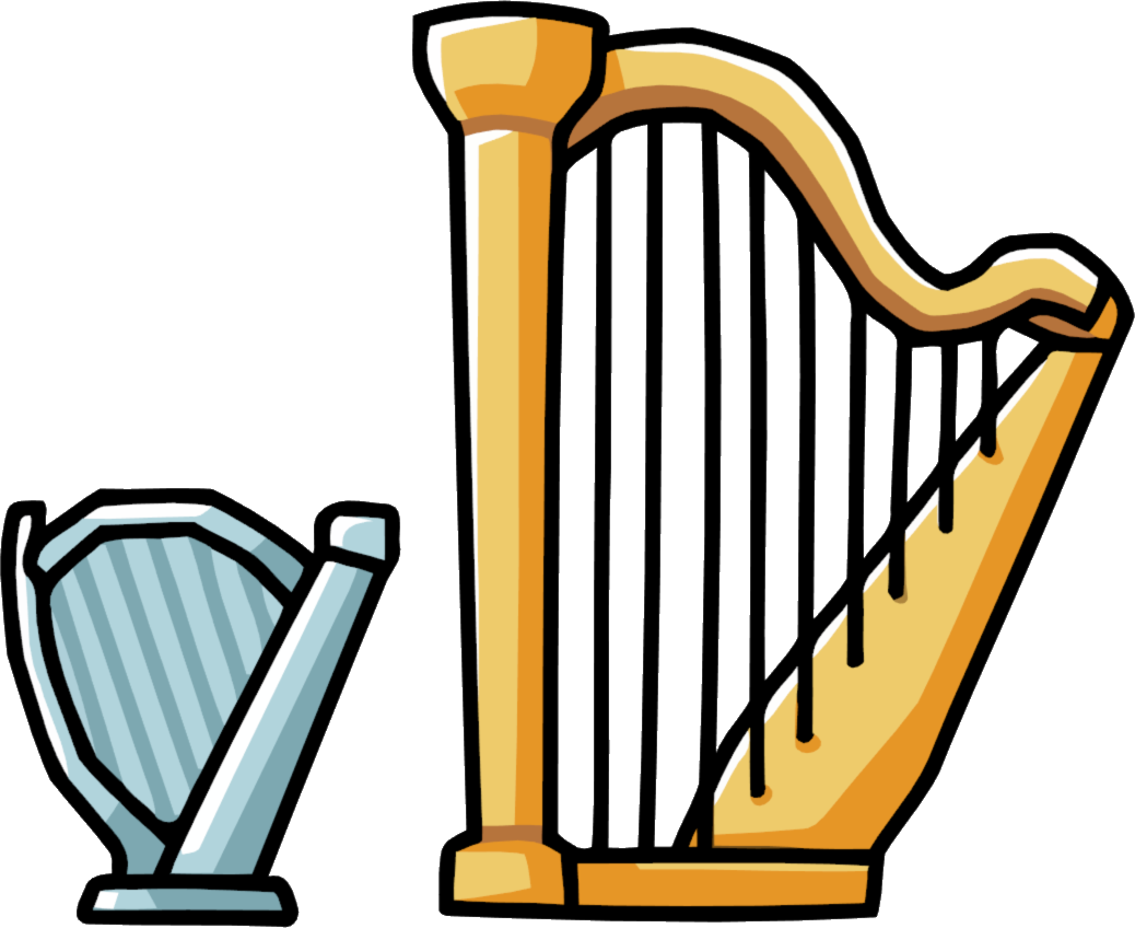 Harp Clipart Transparent - Png Download (1038x848), Png Download