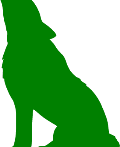 green canadian wolf transparent