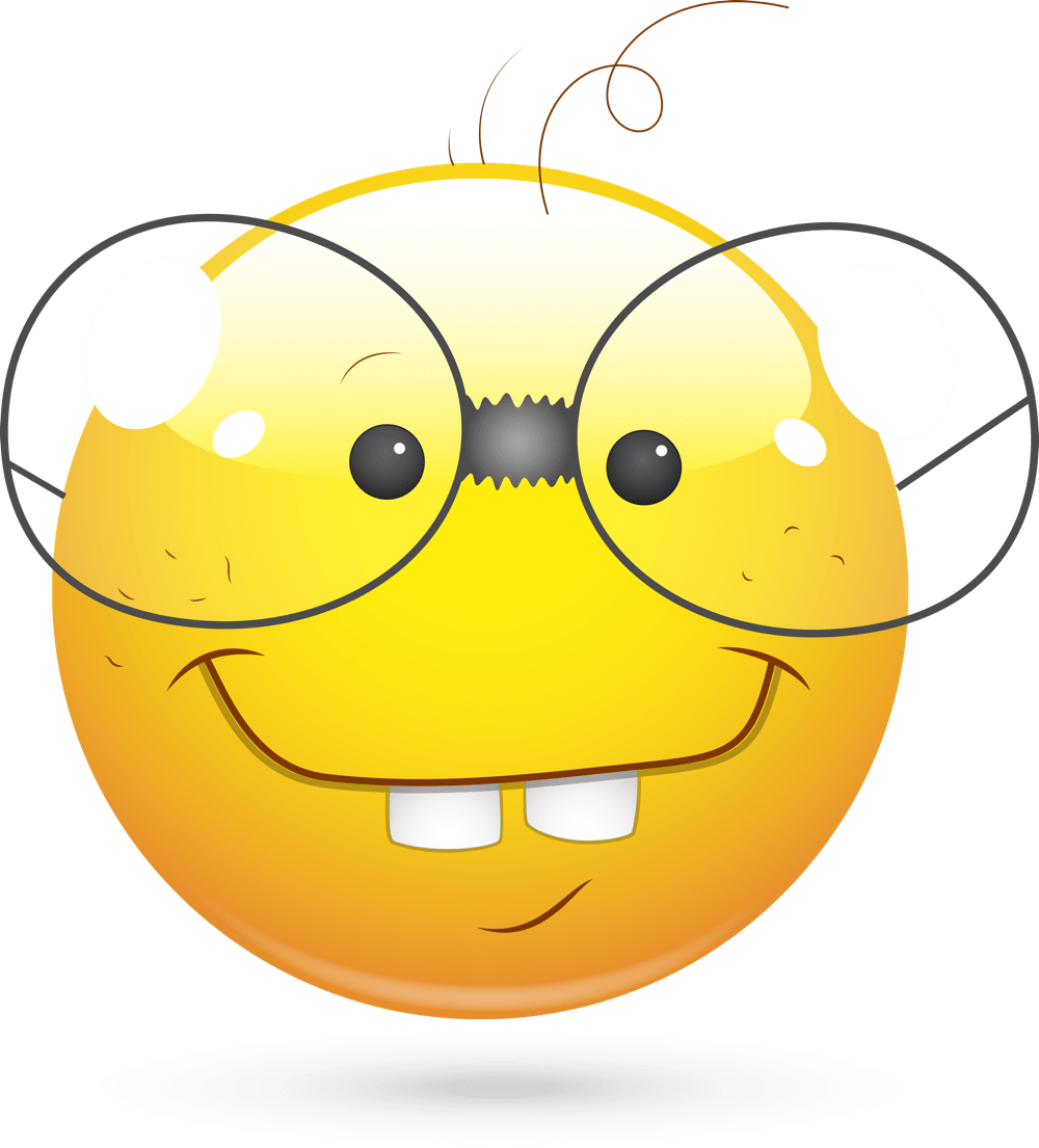 Worm Smile Glasses Smiley-reduce To 1000w Clipart (1000x1105), Png Download