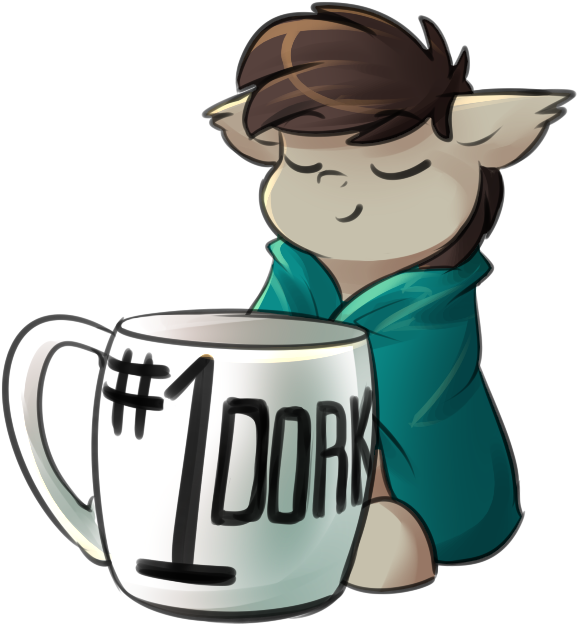 Goombot, Blanket, Comfy, Cup, Eyes Closed, Number One, Clipart (634x677), Png Download