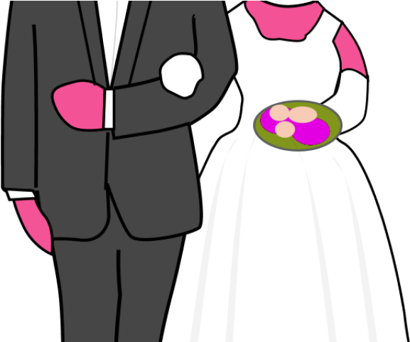 Groom Clipart Reception Couple - Png Download (640x480), Png Download