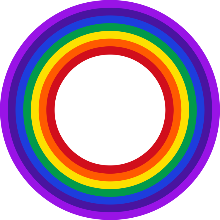 Circle Computer Icons Rainbow Drawing Cartoon Clipart (751x750), Png Download