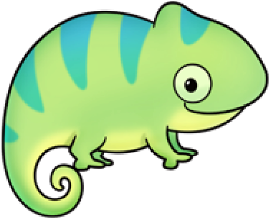 Chameleon Clipart Kawaii - Png Download (640x480), Png Download