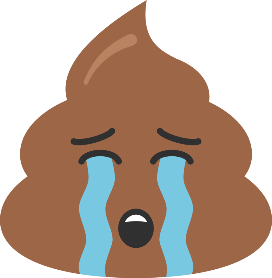 Crying Poop Clipart (882x900), Png Download