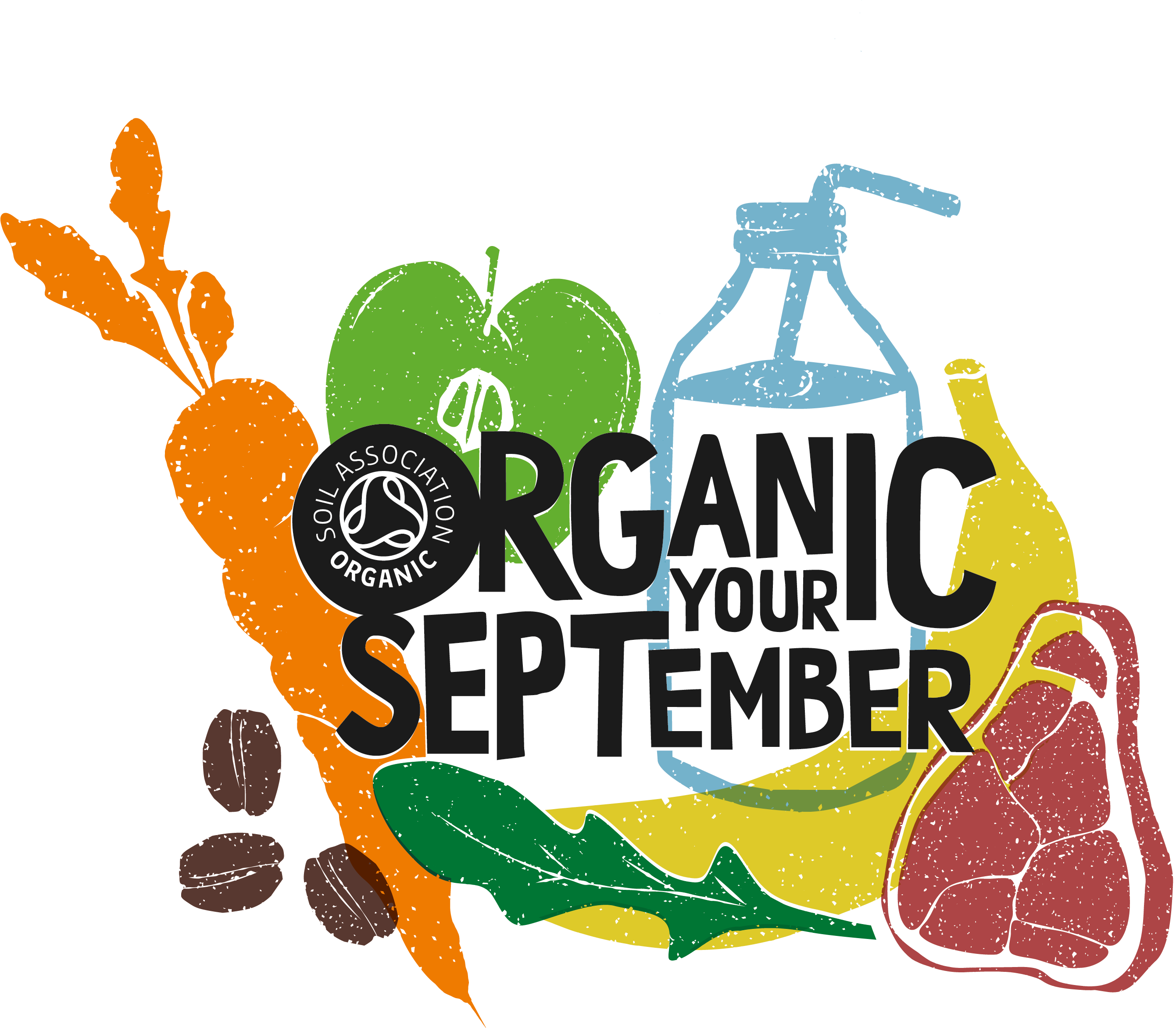 Organic September- Food As It Should Be Clipart (3162x2549), Png Download
