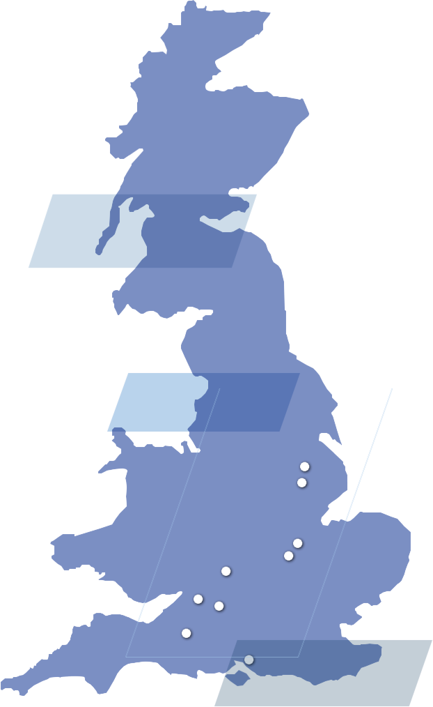 Mass Sites And Working Locations Within The Uk Clipart (622x1014), Png Download