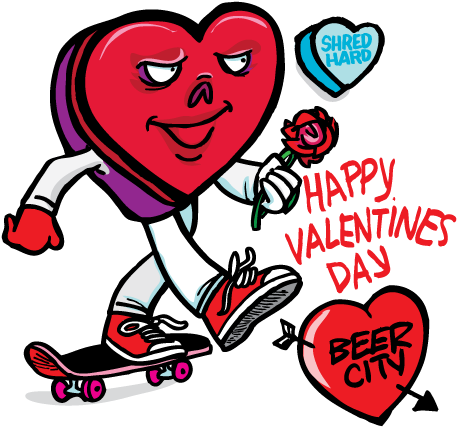 Happy Valentines Day Clipart (576x576), Png Download