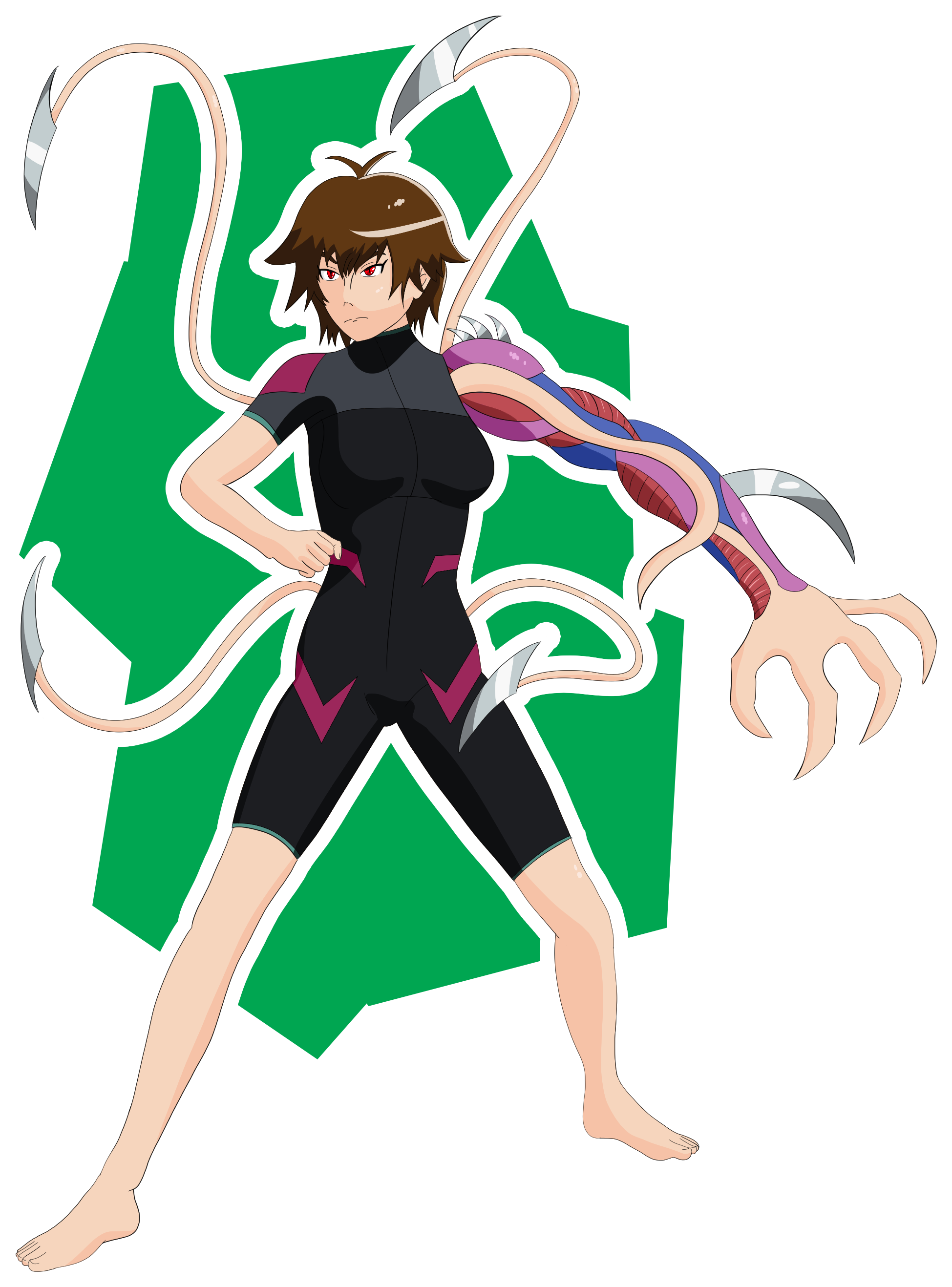 My Shapeshifter, Isabelle, Drawn Up For The Mutants Clipart (2095x2688), Png Download