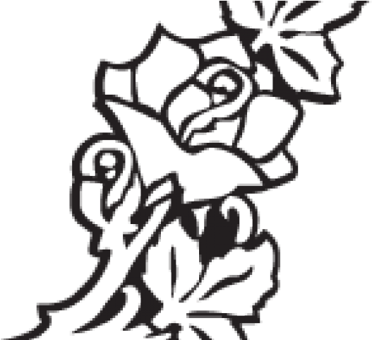 Tombstone Clipart Flower Drawing - Png Download (640x480), Png Download