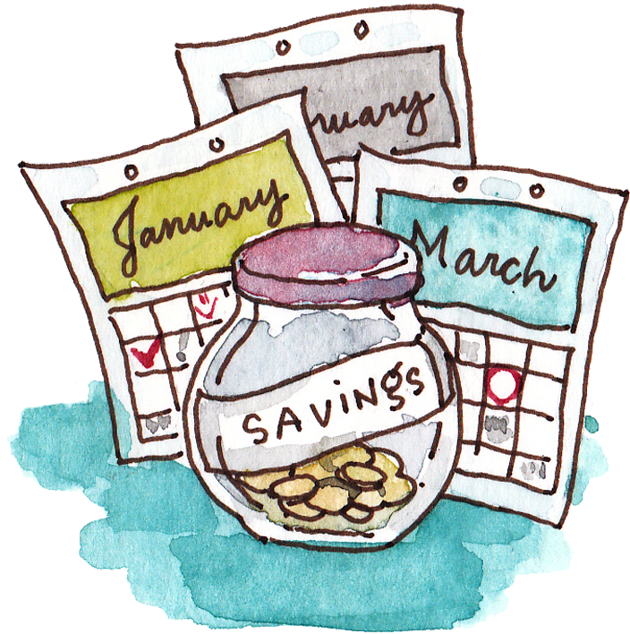 3 Month Prepay Clipart (800x800), Png Download