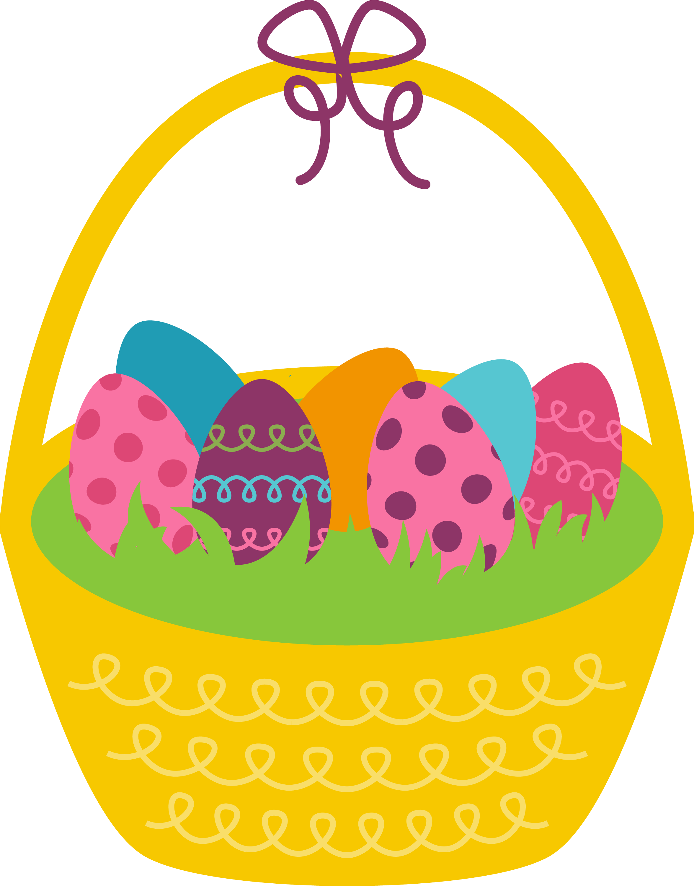 Kids Can Come Paint Easter Eggs With The Easter Bunny Clipart (2351x3000), Png Download