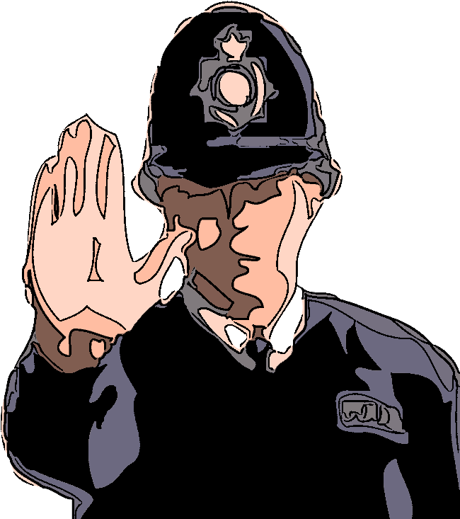 Policeman To Represent Law And Order Clipart (732x777), Png Download
