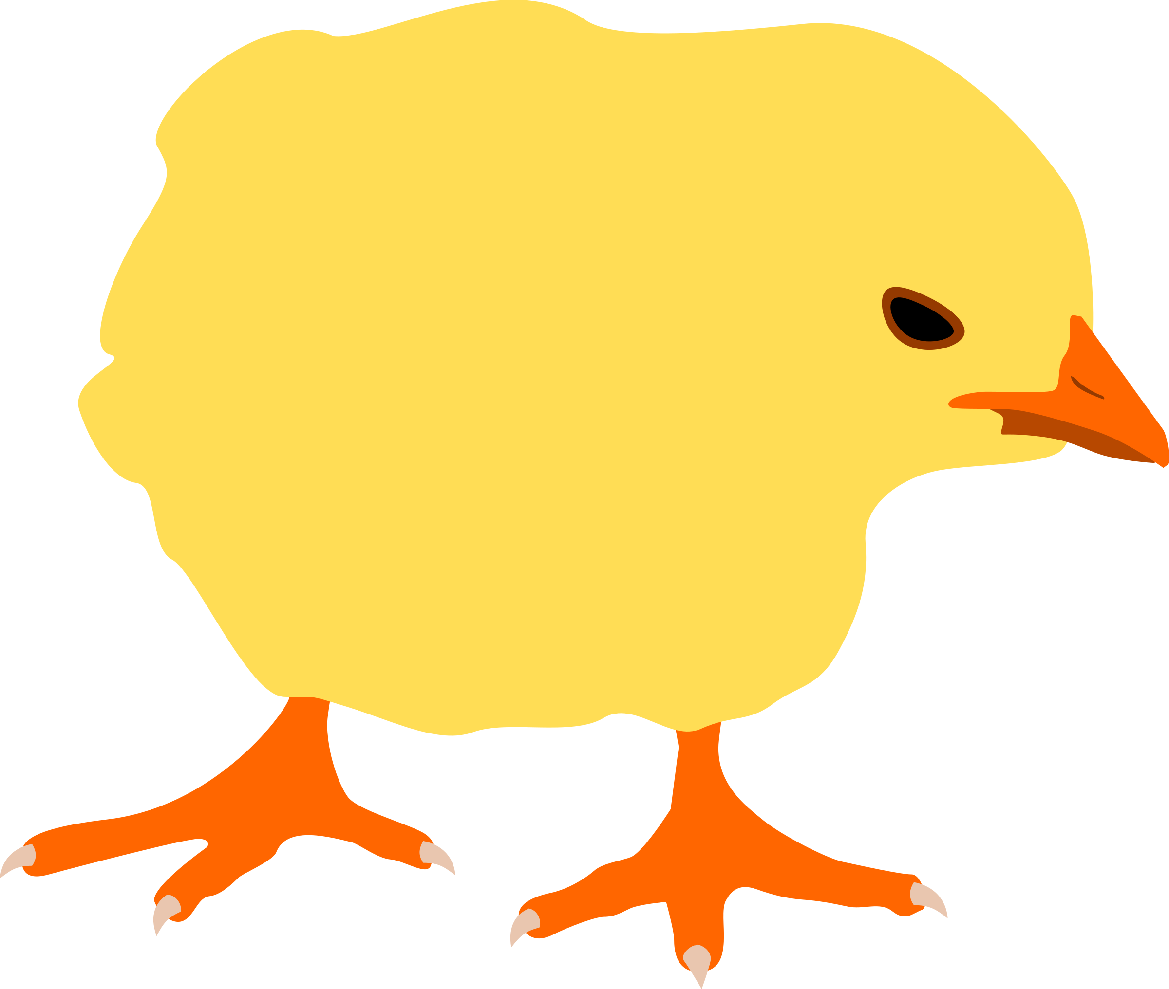 Chicken Clipart (2400x2032), Png Download