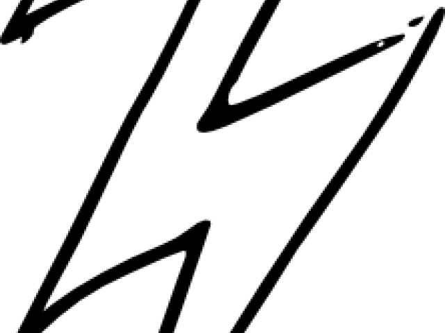 Drawn Lightening Lightning Storm Clipart (640x480), Png Download