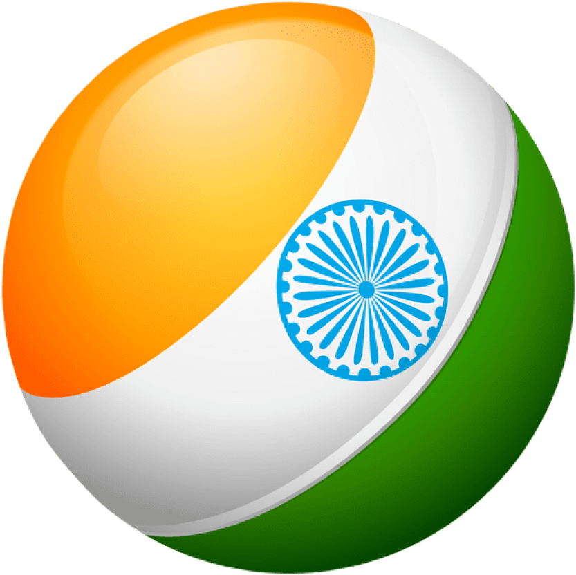 Free Png Download Round India Flag Clipart Png Photo Transparent Png (850x849), Png Download