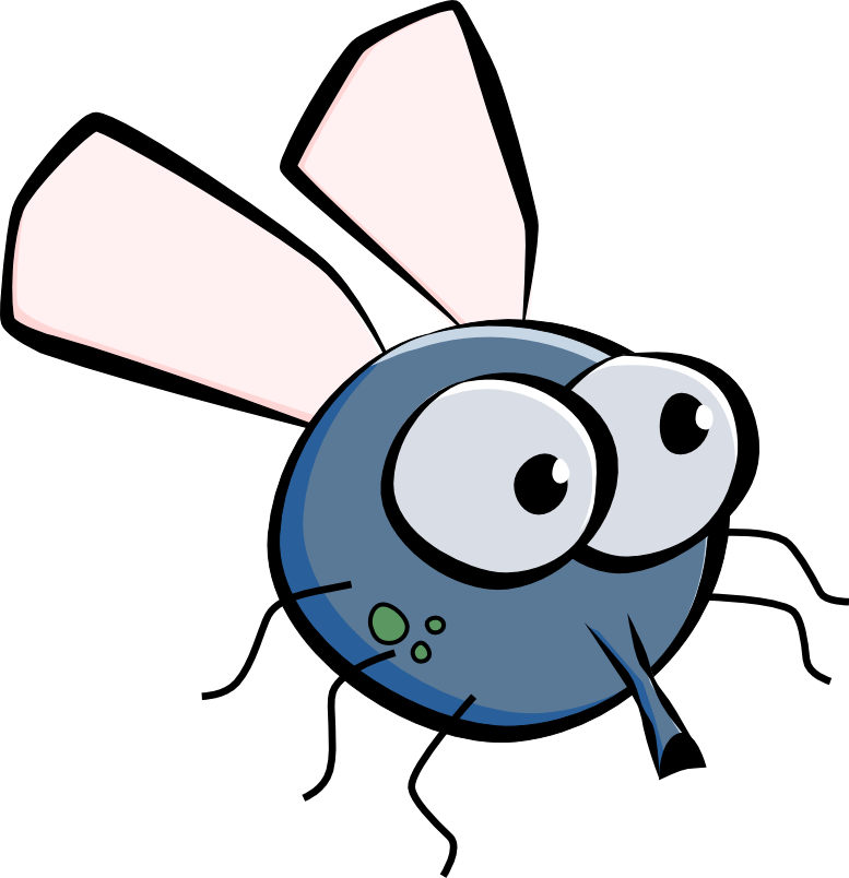 Fly Clipart Clipartlook - Fly Cartoon - Png Download (772x800), Png Download