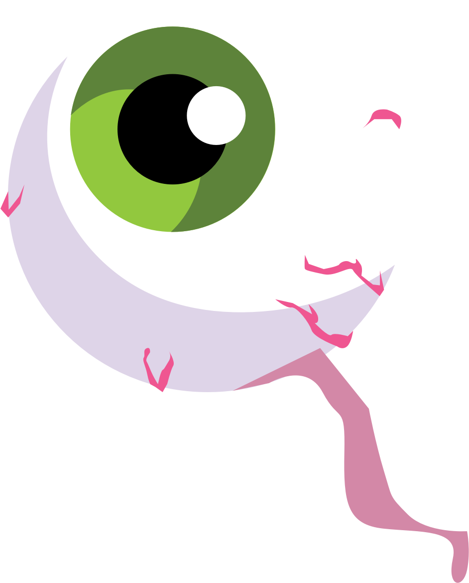 Clipart - Spooky Eyeball - Clipart - Spooky Eyeball - Png Download (942x1170), Png Download