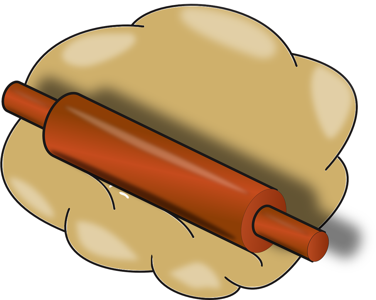 Cola Clip Art Download - Dough Clipart - Png Download (800x634), Png Download