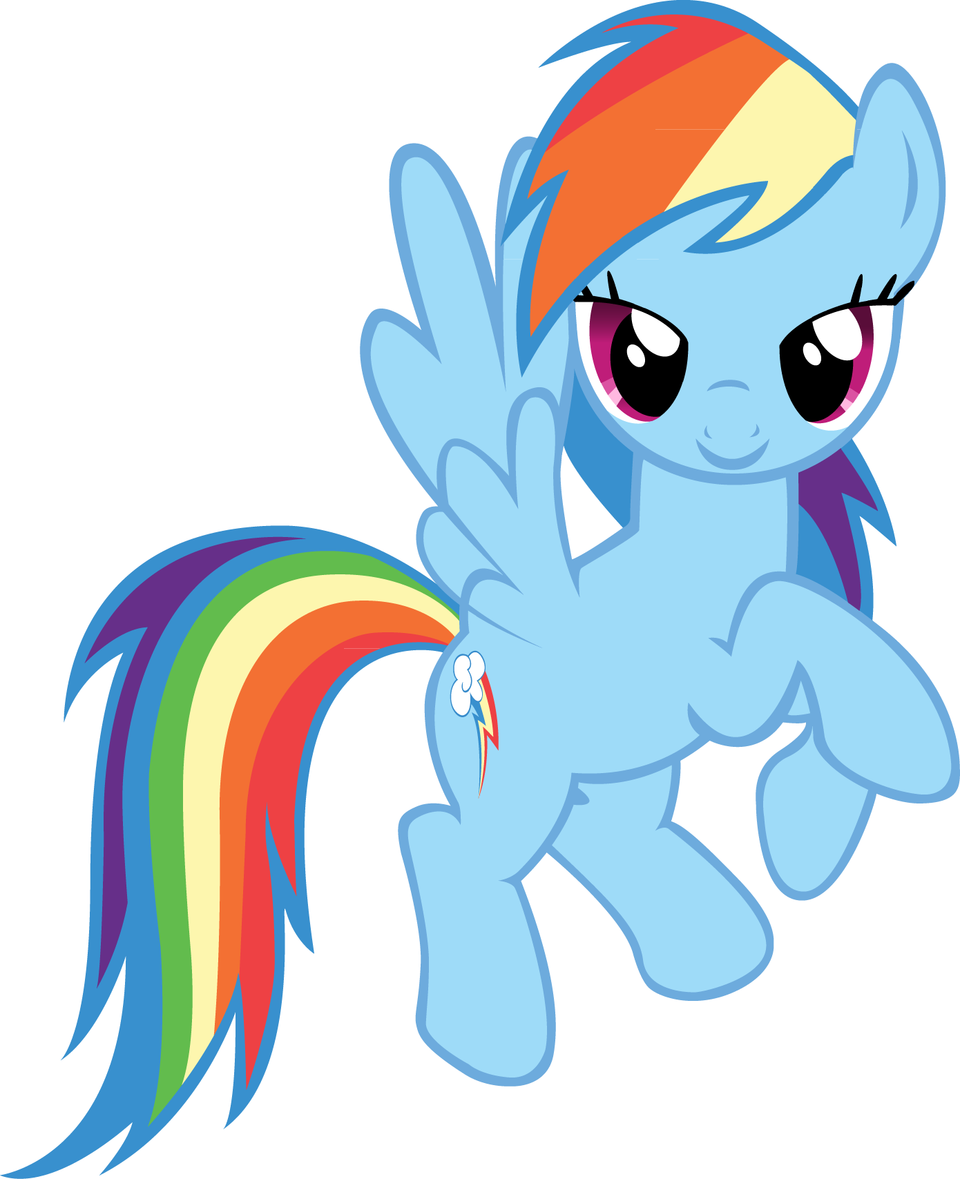 Little Pony Cliparts - My Little Pony Png Transparent Png (1390x1708), Png Download