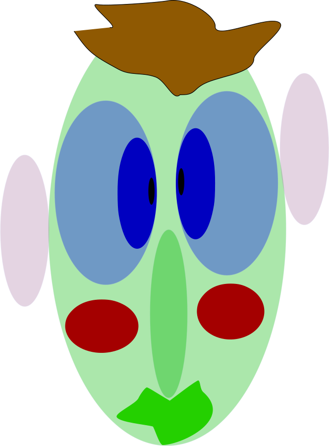 Ears Clip Art - Face - Png Download (590x800), Png Download