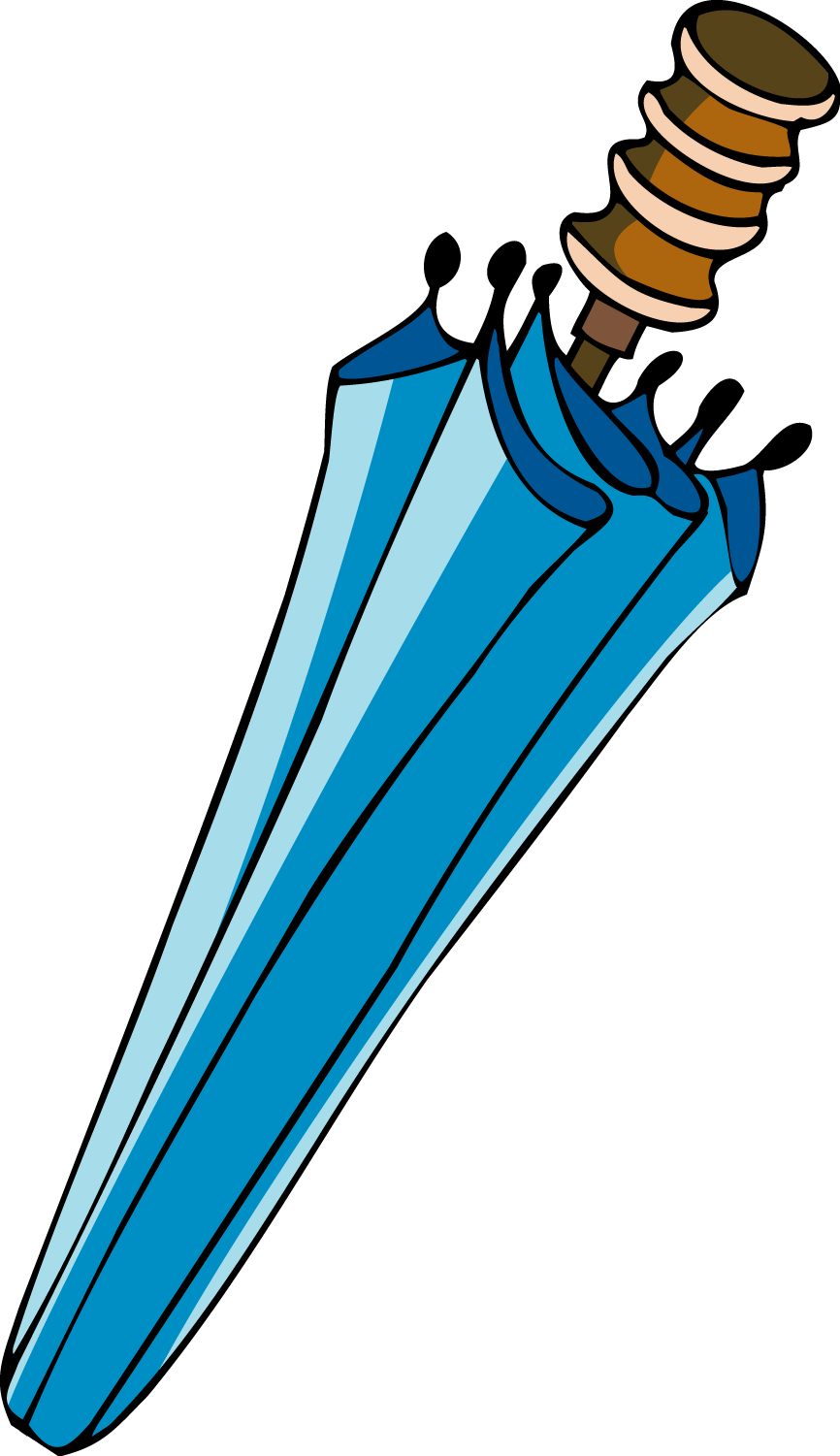 April Showers Clip Art Image - Folded Umbrella Clip Art - Png Download (866x1501), Png Download